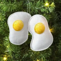 Christmas Fabric Eggs Ornament - Wondershopâ˘