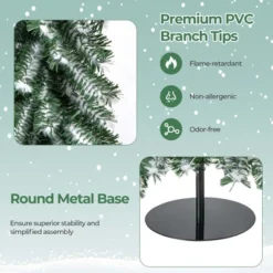 Costway 4' 5' 6' Artificial Christmas Tree Set Of 3 With Realistic Accumulated Snow 13 Costway 4' 5' 6' Artificial Christmas Tree Set Of 3 With Realistic Accumulated Snow -National Tree Company Store GUEST 7c43a47c f7b1 4123 bc6d ab88fe5bda84