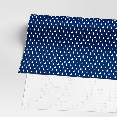 40" 220 Sq Ft Christmas Roll Wrap Snowmen On Navy Blue - Wondershop™ 2 40" 220 Sq Ft Christmas Roll Wrap Snowmen On Navy Blue - Wondershop™ - Image 2