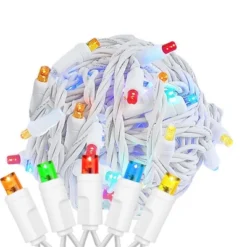 Novelty Lights 34 Feet 100 Light LED Christmas Lights White Wire, Connectable Mini String, Indoor/Outdoor, Commercial Grade, UL Listed 24 Novelty Lights 34 Feet 100 Light LED Christmas Lights White Wire, Connectable Mini String, Indoor/Outdoor, Commercial Grade, UL Listed -National Tree Company Store GUEST 80a254bf 3448 4aec b61e 3ce390908b28