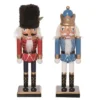 Transpac Christmas Wood Traditional Nutcracker Set Of 2 Christmas Home Decorations