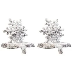 Northlight Double Snowflake Christmas Stocking Holders - 4.75" - Silver - Set Of 2 8 Northlight Double Snowflake Christmas Stocking Holders - 4.75" - Silver - Set Of 2 -National Tree Company Store GUEST 815e5db7 a80c 4ed5 bbd1 df1ab470ef9d