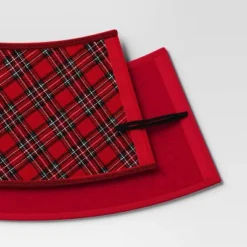 25'' Christmas Roll Up Plaid Tree Collar Red/Green - Wondershop™ 6 25'' Christmas Roll Up Plaid Tree Collar Red/Green - Wondershop™ -National Tree Company Store GUEST 8319b39c 89c5 4886 9246 4656ad4a787a