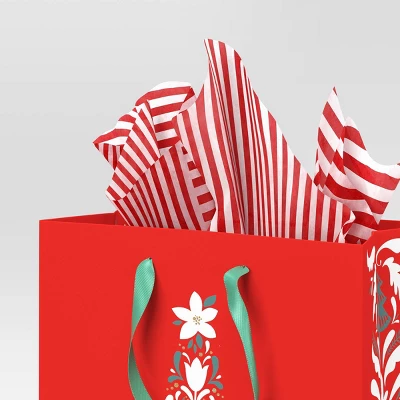 30ct Christmas Tissue Paper Red/White - Wondershop™ 1 30ct Christmas Tissue Paper Red/White - Wondershop™