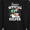 Boys' - Disney - Mickey Mouse Santas Official Helper Christmas Long Sleeve Graphic T-Shirt