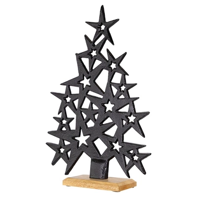 Northlight Super Star Tree Metal Christmas Decoration - 16.5" 2 Northlight Super Star Tree Metal Christmas Decoration - 16.5" - Image 2
