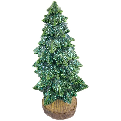 Northlight Glittered Pine Tree Christmas Decoration - 6.5" 3 Northlight Glittered Pine Tree Christmas Decoration - 6.5" - Image 3