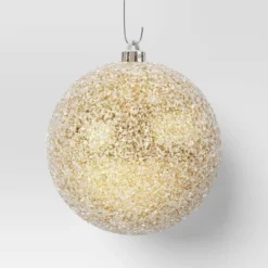 9ct 100mm Christmas Ornament Set Iced Green/Champagne/Red - Wondershop™ -National Tree Company Store GUEST 90102ccc 42a5 454c 90fc 81e2e9c0f774