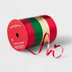 4 End Curl Christmas Ribbon 70' - Wondershop™ -National Tree Company Store GUEST 914fd4aa 79cd 413f 865a 4992dd78bbb6