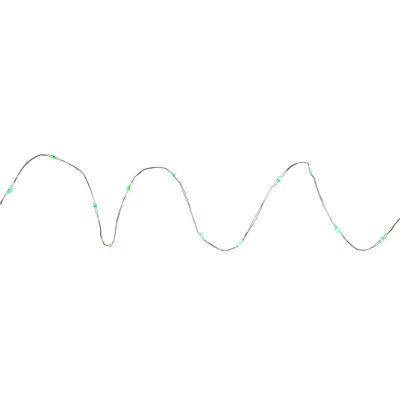 Northlight 50-Count Micro Fairy Christmas Lights - 16ft - Green LED - Copper Wire 3 Northlight 50-Count Micro Fairy Christmas Lights - 16ft - Green LED - Copper Wire - Image 3