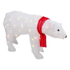 Northlight LED Lighted Tinsel Polar Bear Outdoor Christmas Decoration - 32" - Warm White Lights 10 Northlight LED Lighted Tinsel Polar Bear Outdoor Christmas Decoration - 32" - Warm White Lights -National Tree Company Store GUEST 929d8e82 e0ad 4052 a609 d916b1eb4fe7