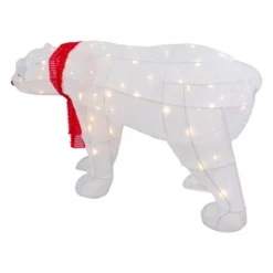 Northlight LED Lighted Tinsel Polar Bear Outdoor Christmas Decoration - 32" - Warm White Lights 11 Northlight LED Lighted Tinsel Polar Bear Outdoor Christmas Decoration - 32" - Warm White Lights -National Tree Company Store GUEST 98fa881c c7c9 477c 8f81 fb555275c01c