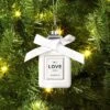 Christmas Glass White Perfume Ornament - Wondershop™