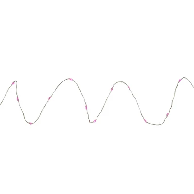 Northlight 50-Count Pink LED Micro Fairy Christmas Lights - 16ft, Copper Wire 3 Northlight 50-Count Pink LED Micro Fairy Christmas Lights - 16ft, Copper Wire - Image 3