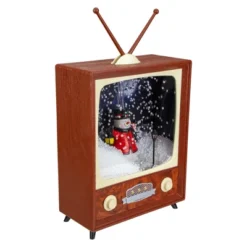 Northlight LED Lighted Musical Snowing Snowman TV Set Christmas Decoration - 12" -National Tree Company Store GUEST a21e6a4f 861d 4907 b1b2 92d0a9289b38