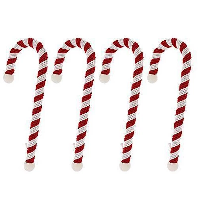 4ct Candy Cane Stocking Holders Haute Decor 2 4ct Candy Cane Stocking Holders Haute Decor - Image 2