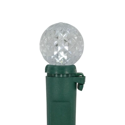 Northlight LED G12 Berry Christmas Lights - Pure White - 16' Green Wire - 50 Ct 4 Northlight LED G12 Berry Christmas Lights - Pure White - 16' Green Wire - 50 Ct - Image 4