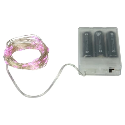 Northlight 50-Count Pink LED Micro Fairy Christmas Lights - 16ft, Copper Wire 5 Northlight 50-Count Pink LED Micro Fairy Christmas Lights - 16ft, Copper Wire - Image 5