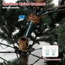 Pre-Lit Artificial Christmas Tree, Spruce Xmas Tree With Thick PE & PVC Branches, UL Listed Warm White Lights, Fire-Resistant, Home, Office 13 Pre-Lit Artificial Christmas Tree, Spruce Xmas Tree With Thick PE & PVC Branches, UL Listed Warm White Lights, Fire-Resistant, Home, Office -National Tree Company Store GUEST b1f34a17 03cf 407c bf67 d416c3c360e8