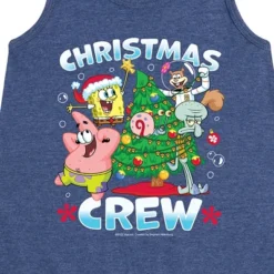 Girls' - SpongeBob SquarePants - Christmas Crew Graphic Sleeveless Aline Dress