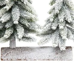 Northlight Frosted Pine Tree Duo Christmas Decoration - 12" - Unlit -National Tree Company Store GUEST b49d3a34 6433 487b bd7b e012e3020286