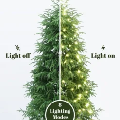 LuxenHome 6Ft Pre-Lit Green Full Artificial Cedar Christmas Tree With Metal Stand 11 LuxenHome 6Ft Pre-Lit Green Full Artificial Cedar Christmas Tree With Metal Stand -National Tree Company Store GUEST b5904db6 0a20 48f1 8a9e ff91934752ee