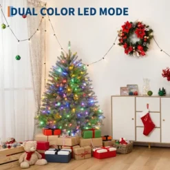 Christmas Artificial Tree, PVC Mixed Automatic Tree With Dual Color LED Lights -National Tree Company Store GUEST b9bef449 56fd 4208 b483 346b73c73d59