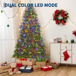 Christmas Artificial Tree, PVC Mixed Automatic Tree With Dual Color LED Lights -National Tree Company Store GUEST bb28a866 bc67 48d9 abdb 4cb5449f1244