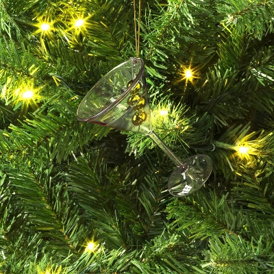4" Christmas Glass Cocktail Ornament - Wondershop™ 1 4" Christmas Glass Cocktail Ornament - Wondershop™
