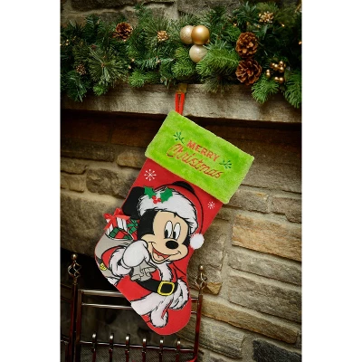 Mickey Mouse & Friends Mickey Mouse Holiday Stocking 20" 3 Mickey Mouse & Friends Mickey Mouse Holiday Stocking 20" - Image 3