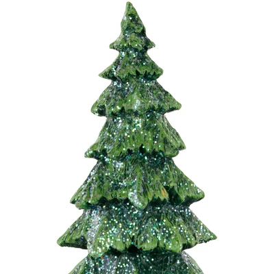Northlight Glittered Pine Tree Christmas Decoration - 12" 3 Northlight Glittered Pine Tree Christmas Decoration - 12" - Image 3