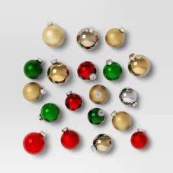 42ct Round Glass Christmas Tree Ornament Set - Wondershop™ -National Tree Company Store GUEST c1a2c68b 77f7 4388 b466 a8cdb0fe84cc