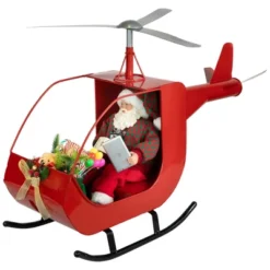 Northlight Lighted And Musical Santa Claus Helicopter Christmas Decoration - 31" -National Tree Company Store GUEST c2b9d735 487e 437c 8f51 224befd525cf