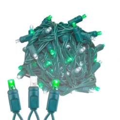 Novelty Lights 50 Light LED Christmas Mini Light Set (Green Wire, 25 Feet) -National Tree Company Store GUEST c3c7bdc8 c41b 4432 b14a b8709dc75bc2