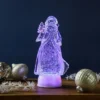 Northlight LED Lighted Color Changing Acrylic Santa Claus Christmas Decoration - 10"