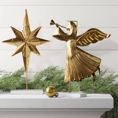 Christmas Metal Gold Angel Decor - Wondershop™ 1 Christmas Metal Gold Angel Decor - Wondershop™
