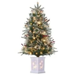 3ft Small Christmas Tree Pre-Lit Artificial Christmas Tree With 78 Led Lights, Snow Flocked Xmas Tree W/Base, Timer Function, Battery Operated 14 3ft Small Christmas Tree Pre-Lit Artificial Christmas Tree With 78 Led Lights, Snow Flocked Xmas Tree W/Base, Timer Function, Battery Operated -National Tree Company Store GUEST cc1777ca 5b05 4e07 b4af fbb09cbac0f1
