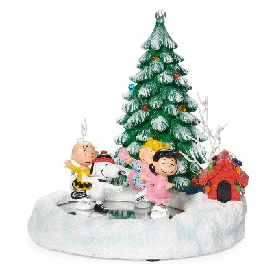 Peanuts Skatepond Musical LED Christmas Decorative Figurine 2 Peanuts Skatepond Musical LED Christmas Decorative Figurine - Image 2