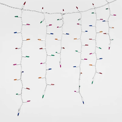 300ct Christmas High Density Icicle Lights Multicolor With White Wire - Wondershop™ 2 300ct Christmas High Density Icicle Lights Multicolor With White Wire - Wondershop™ - Image 2