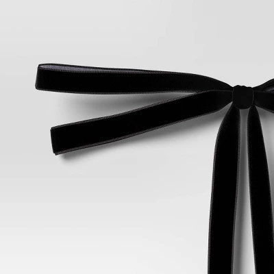 4ct Faux Velvet Fabric Christmas Decorative Bow - Wondershop™ 2 4ct Faux Velvet Fabric Christmas Decorative Bow - Wondershop™ - Image 2