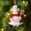 Christmas Felted Wool Mouse Lollipop Chef Ornament - Wondershop™