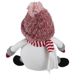 Northlight Sitting Winter Snowman Christmas Decoration - 16" - Red And White -National Tree Company Store GUEST d5be71f5 7aeb 416a b9ba f02d0414945f