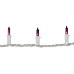 Northlight Mini Incandescent Christmas Lights - Purple - 7' White Wire - 35ct -National Tree Company Store GUEST d7b2b7fd c9c9 4702 a2bd f16eca353b03