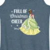 Women's - Disney - Full Of Christmas Cheer Tiana Graphic Racerback Tank