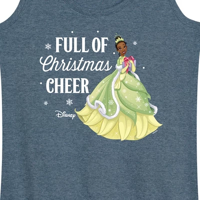 Women's - Disney - Full Of Christmas Cheer Tiana Graphic Racerback Tank 1 Women's - Disney - Full Of Christmas Cheer Tiana Graphic Racerback Tank