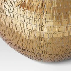 9"x11" 3D Christmas Disco Ball Shape Sequin Pillow Champagne Gold - Wondershop™ 5 9"x11" 3D Christmas Disco Ball Shape Sequin Pillow Champagne Gold - Wondershop™ -National Tree Company Store GUEST dc592628 c342 410a aec5 9475c25001c7