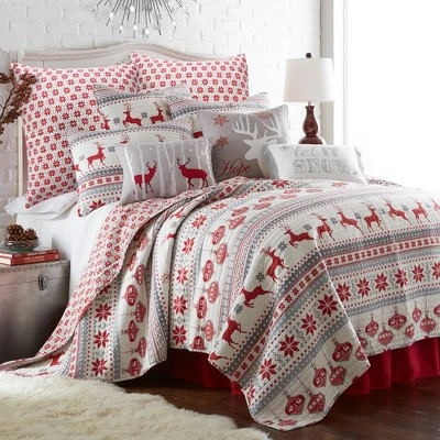 Silent Night Holiday Quilt Set - Levtex Home 2 Silent Night Holiday Quilt Set - Levtex Home - Image 2