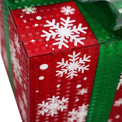 LuxenHome Set Of 3 Colored Presents Lighted Holiday Decoration Multi-Color 10 LuxenHome Set Of 3 Colored Presents Lighted Holiday Decoration Multi-Color - Image 10