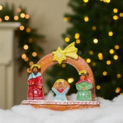 Northlight Glitter Dusted Gingerbread Holy Family Christmas Nativity Decoration - 8" 5 Northlight Glitter Dusted Gingerbread Holy Family Christmas Nativity Decoration - 8" -National Tree Company Store GUEST e387bbeb 0953 4563 8cb8 13bac1d83f15