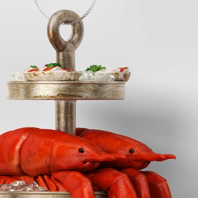 Christmas Resin Seafood Tower Ornament - Wondershop™ 2 Christmas Resin Seafood Tower Ornament - Wondershop™ - Image 2